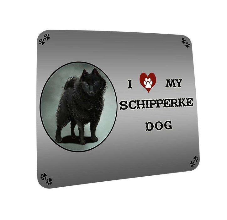 I love My Schipperke Dog Coasters Set of 4