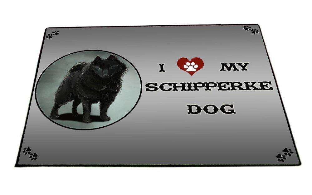 I love My Schipperke Dog Indoor/Outdoor Floormat