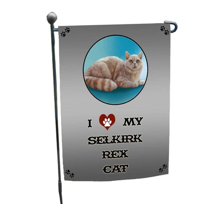 I love My Selkirk Rex Cat Garden Flag