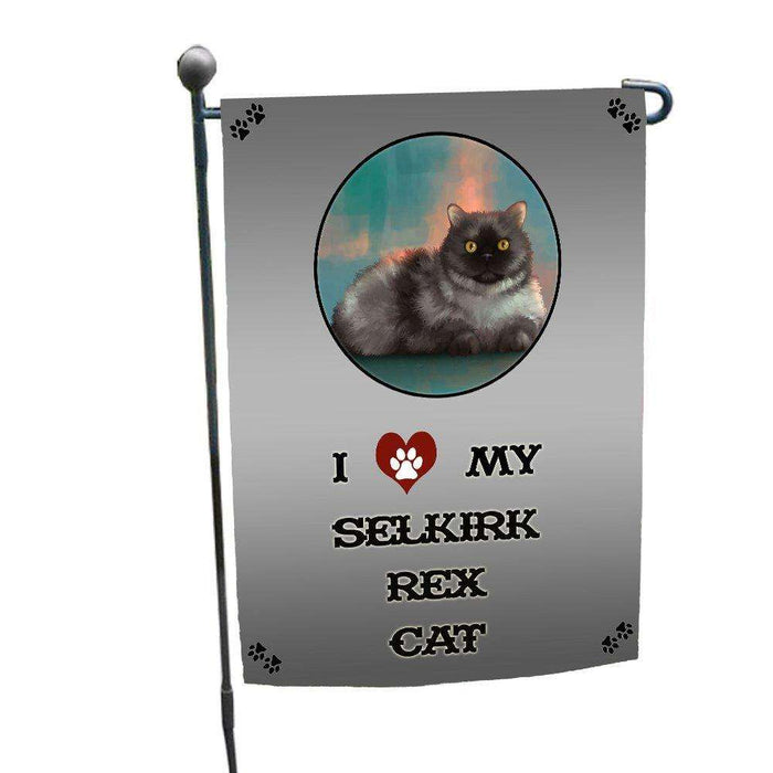I love My Selkirk Rex Cat Garden Flag