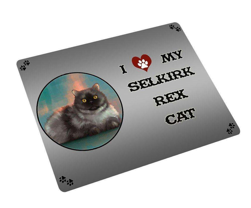 I love My Selkirk Rex Cat Large Refrigerator / Dishwasher Magnet D209