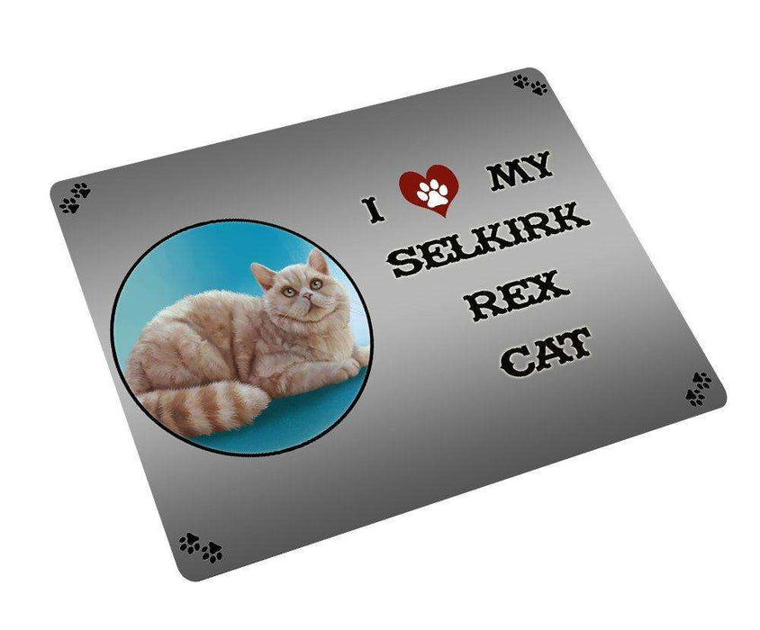 I love My Selkirk Rex Cat Tempered Cutting Board (Small)