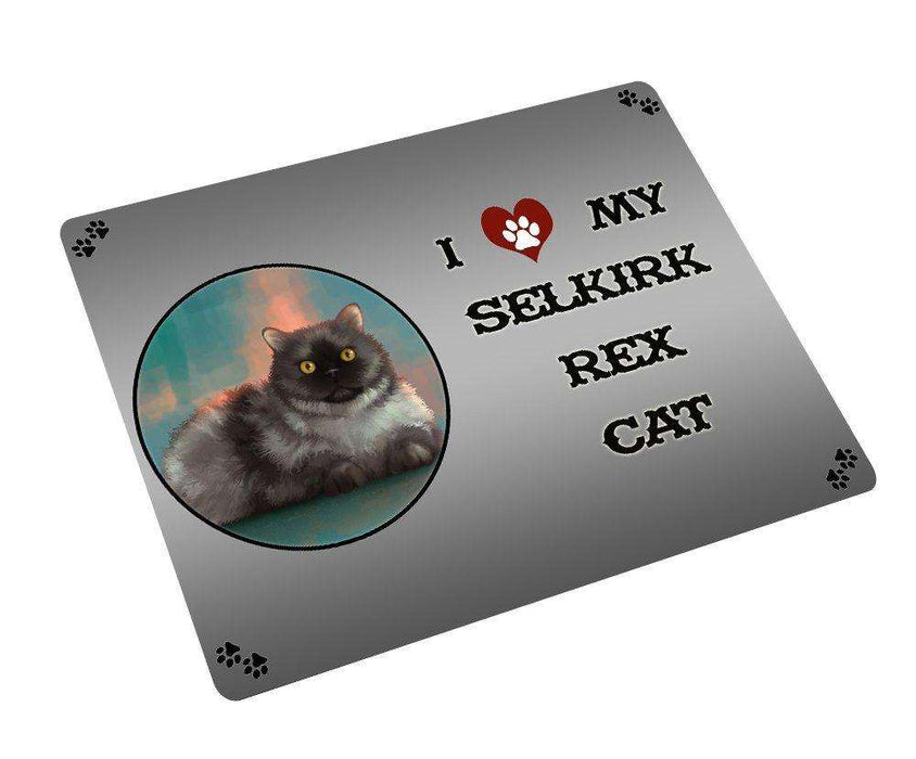 I love My Selkirk Rex Cat Tempered Cutting Board (Small)