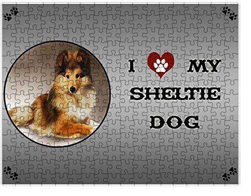 I love My Sheltie Dog Puzzle with Photo Tin D235 (300 pc.)