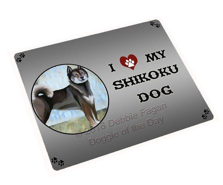 I Love My Shikoku Dog Magnet
