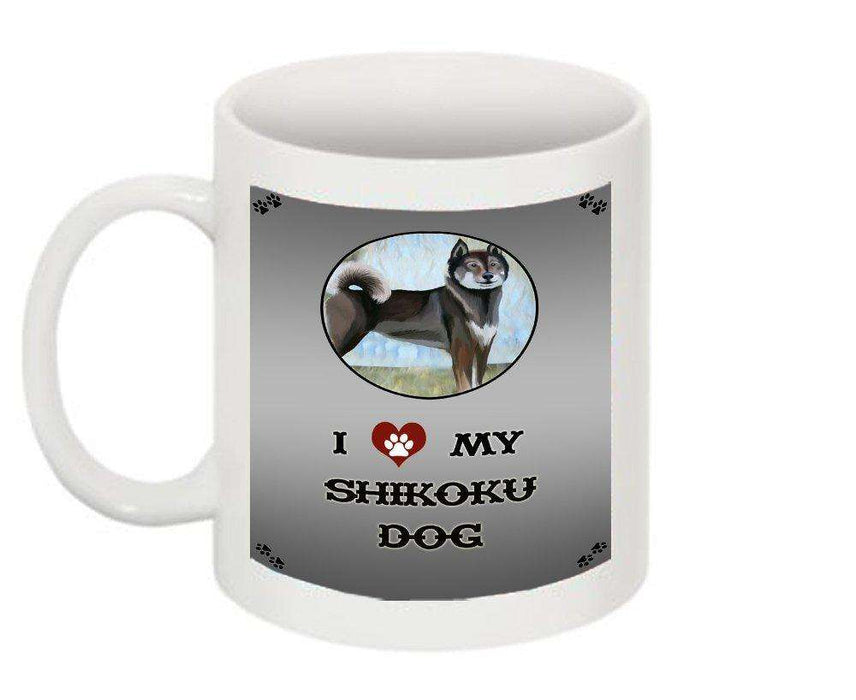 I Love My Shikoku Dog Mug