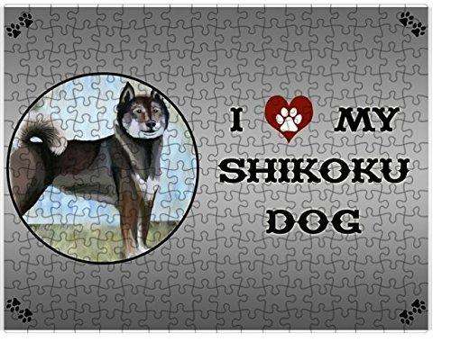 I Love My Shikoku Dog Puzzle