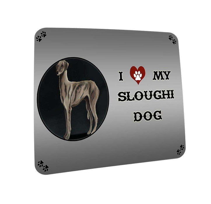 I love My Sloughi Dog Coasters Set of 4