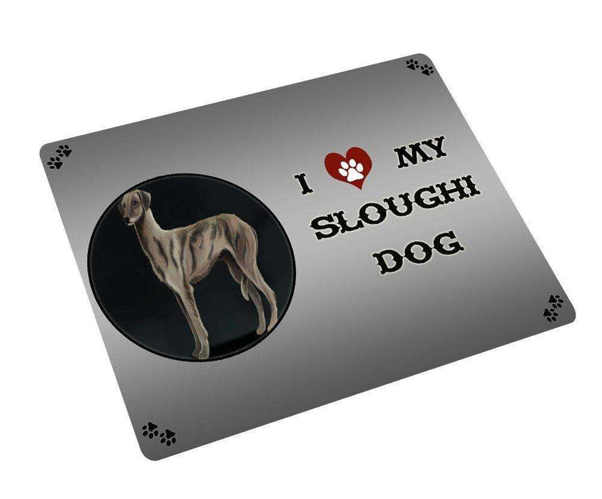 I love My Sloughi Dog Large Refrigerator / Dishwasher Magnet D236