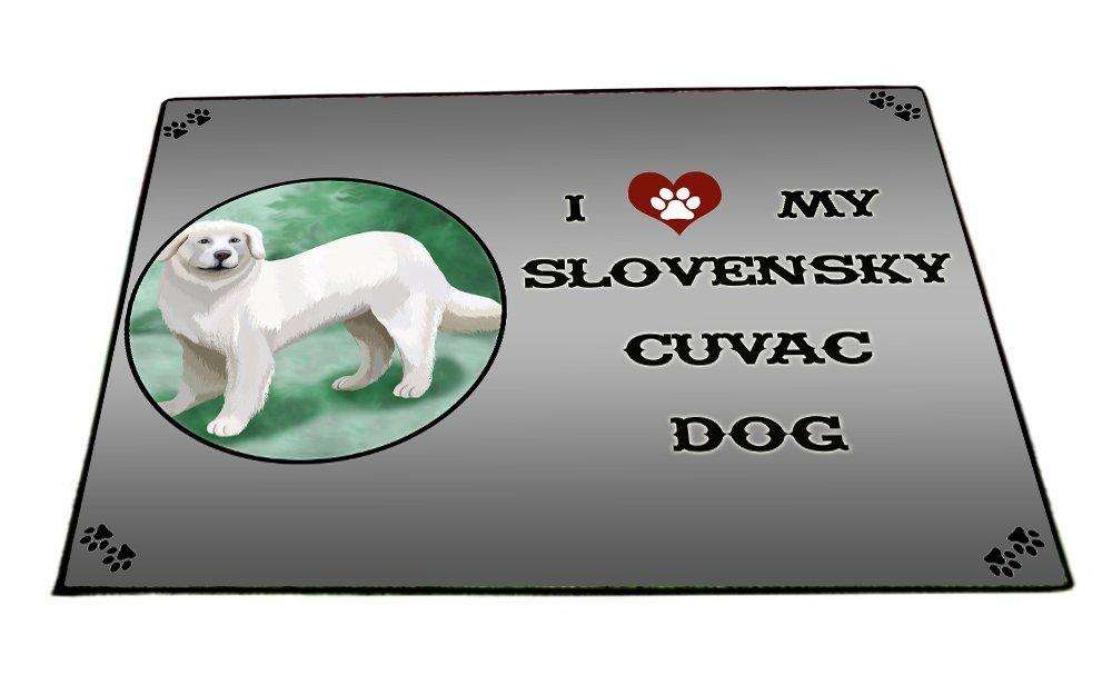 I love My Slovensky Cuvac Dog Indoor/Outdoor Floormat