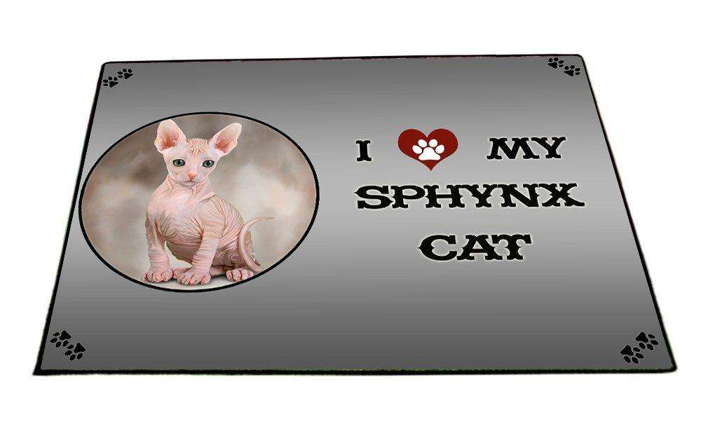 I love My Sphynx Cat Indoor/Outdoor Floormat