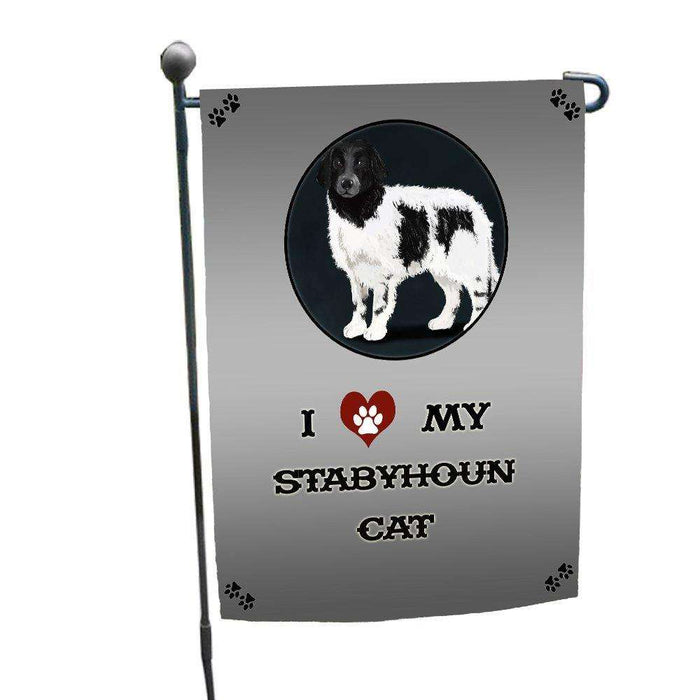 I love My Stabyhoun Cat Garden Flag