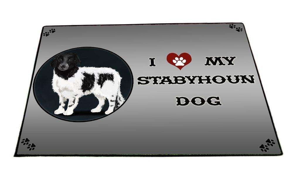 I love My Stabyhoun Cat Indoor/Outdoor Floormat