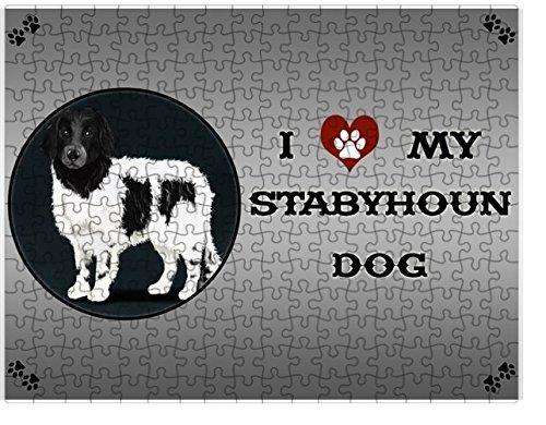 I love My Stabyhoun Cat Puzzle  D257