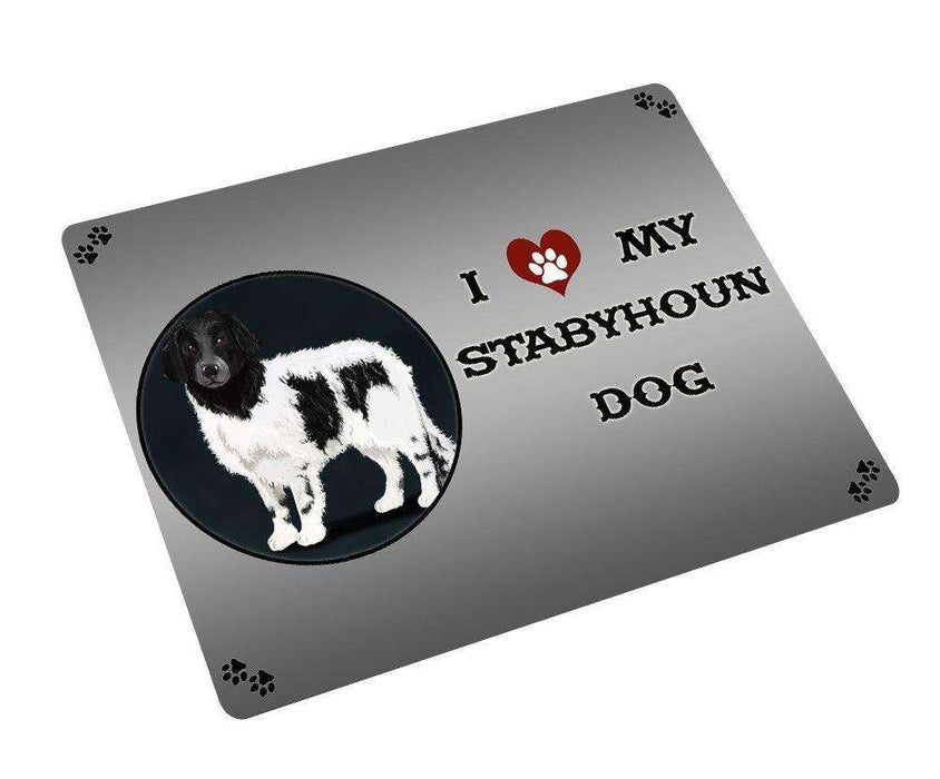 I love My Stabyhoun Cat Tempered Cutting Board