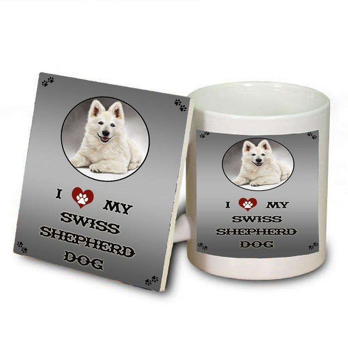 I love My Swiss Shepherd Dog Mug and Coaster Set