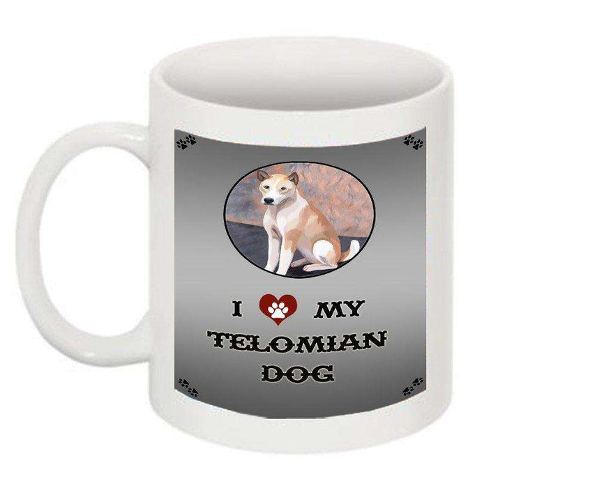 I Love My Telomian Dog Mug