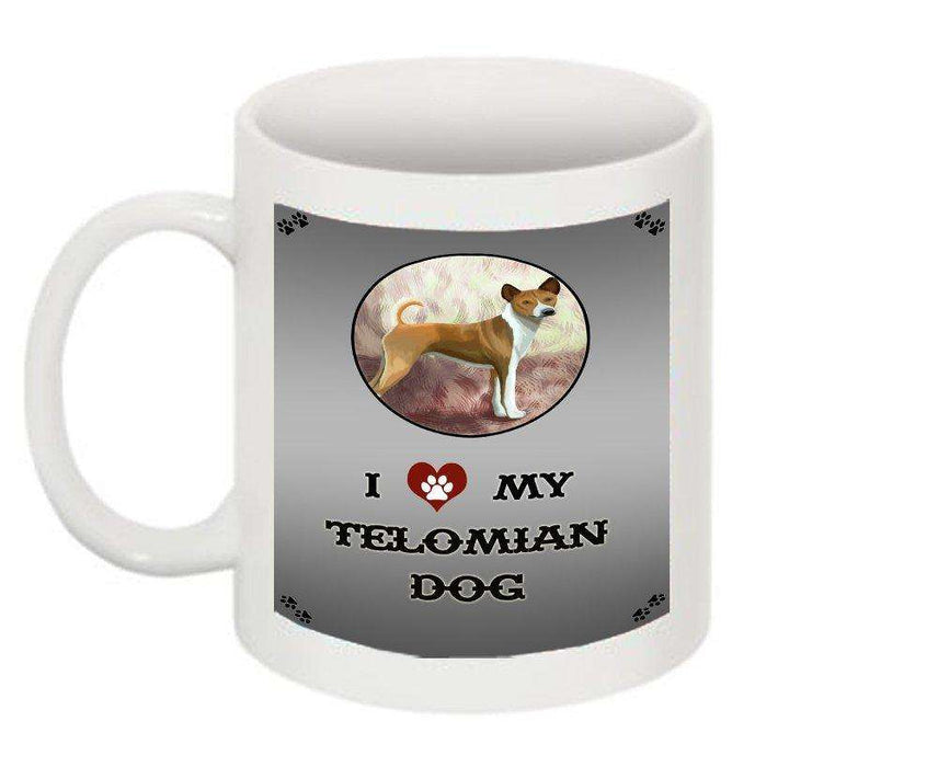 I Love My Telomian Dog Mug