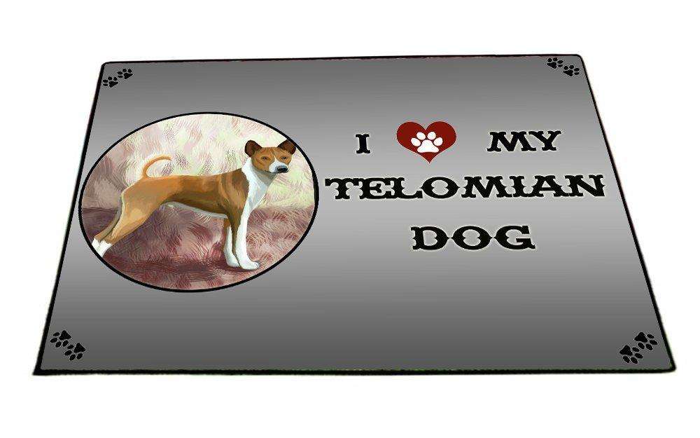I love My Telomian Puppy Dog Indoor/Outdoor Floormat