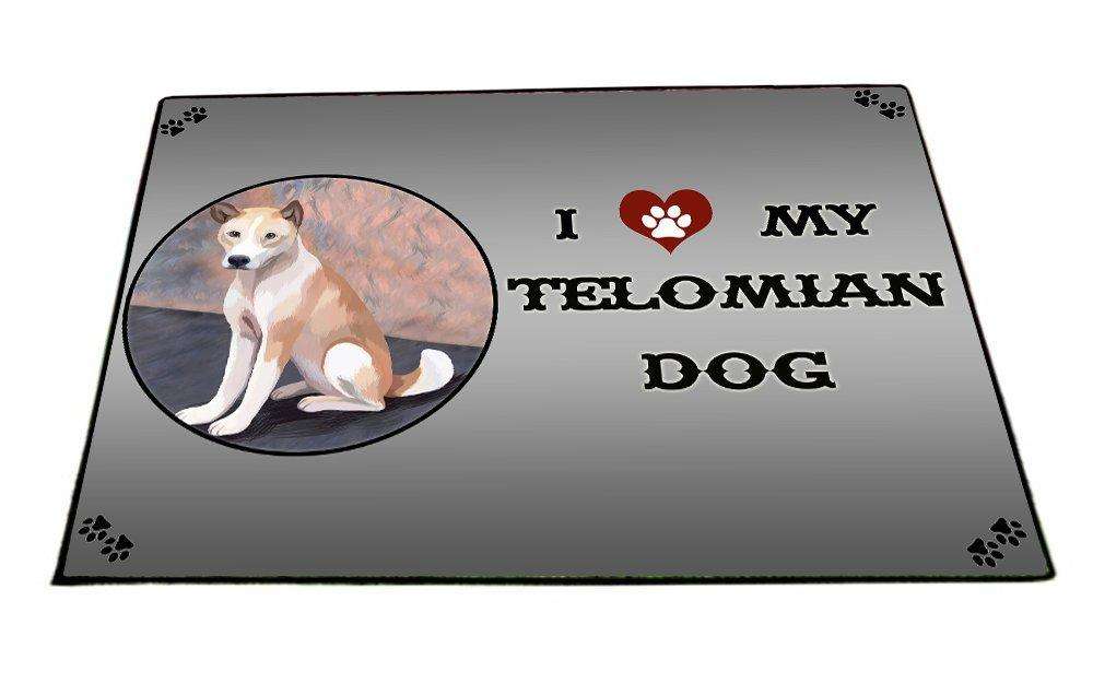 I love My Telomian Puppy Dog Indoor/Outdoor Floormat