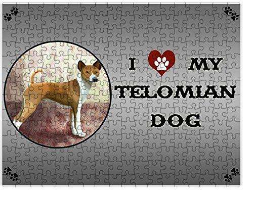 I love My Telomian Puppy Dog Puzzle with Photo Tin D271