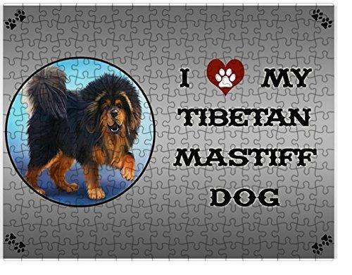 I love My Tibetan Mastiff Dog Puzzle with Photo Tin D274 (300 pc.)