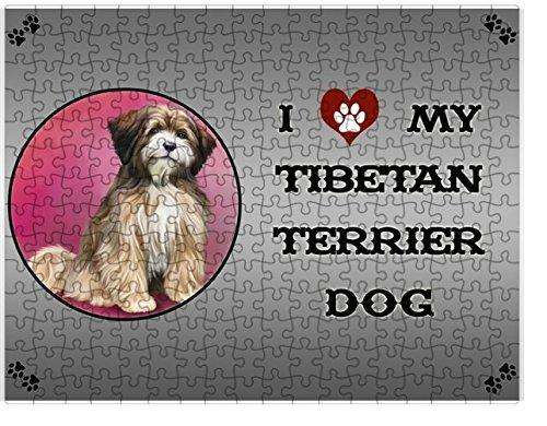 I love My Tibetan Terrier Dog Puzzle with Photo Tin D281 (300 pc.)