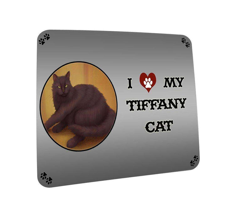 I love My Tiffany Cat Coasters Set of 4