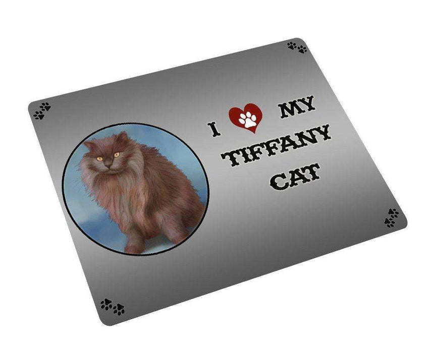 I love My Tiffany Cat Tempered Cutting Board (Small)