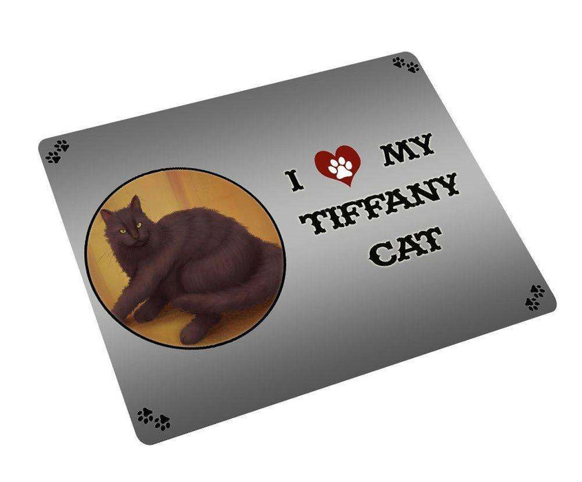 I love My Tiffany Cat Tempered Cutting Board (Small)