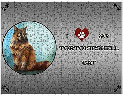 I love My Tortoiseshell Cat Puzzle with Photo Tin D285