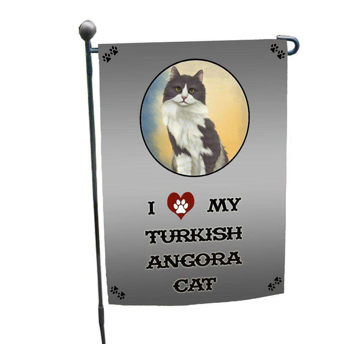 I love My Turkish Angora Cat Garden Flag