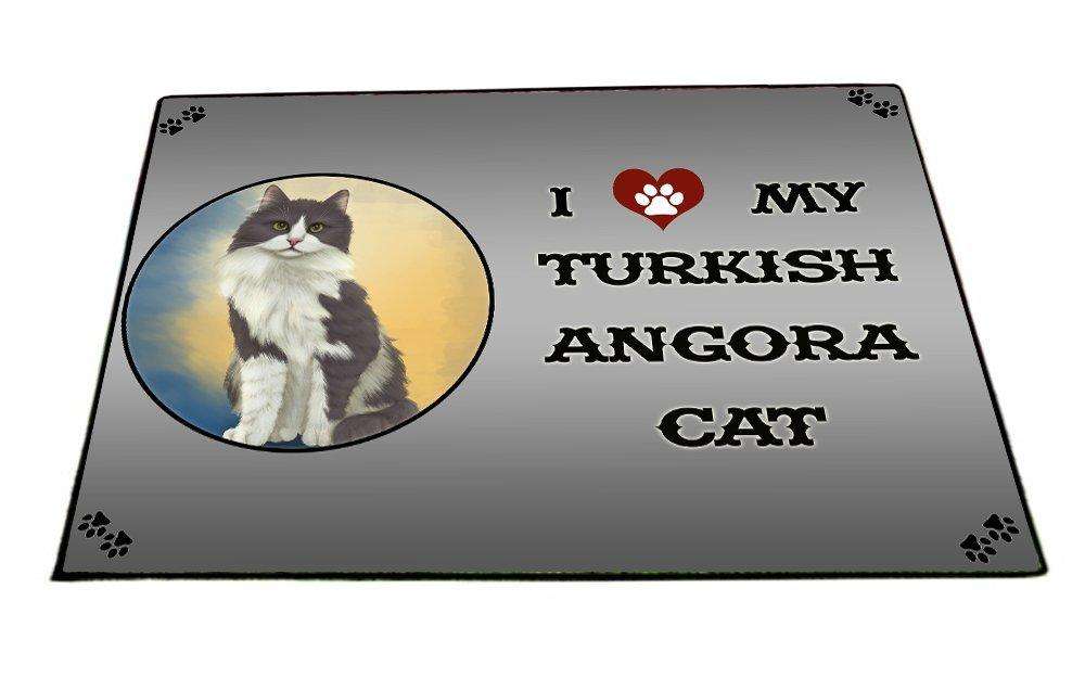 I love My Turkish Angora Cat Indoor/Outdoor Floormat