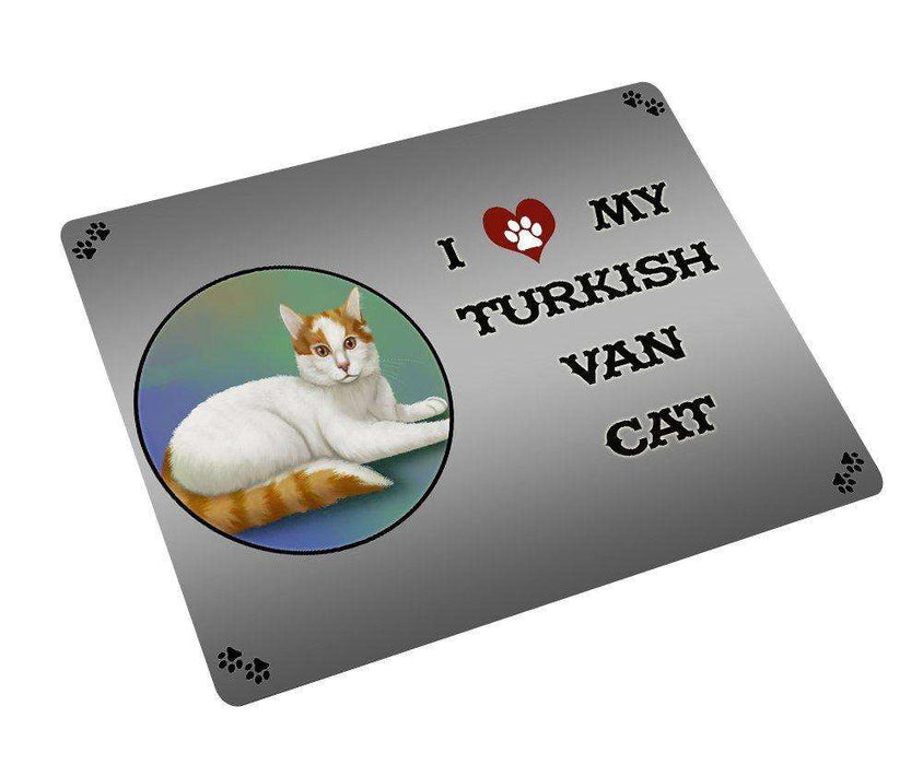 I love My Turkish Van Cat Tempered Cutting Board