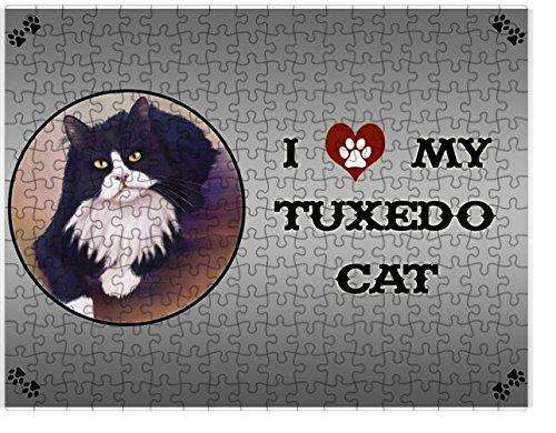 I love My Tuxedo Cat Puzzle with Photo Tin D292 (300 pc.)