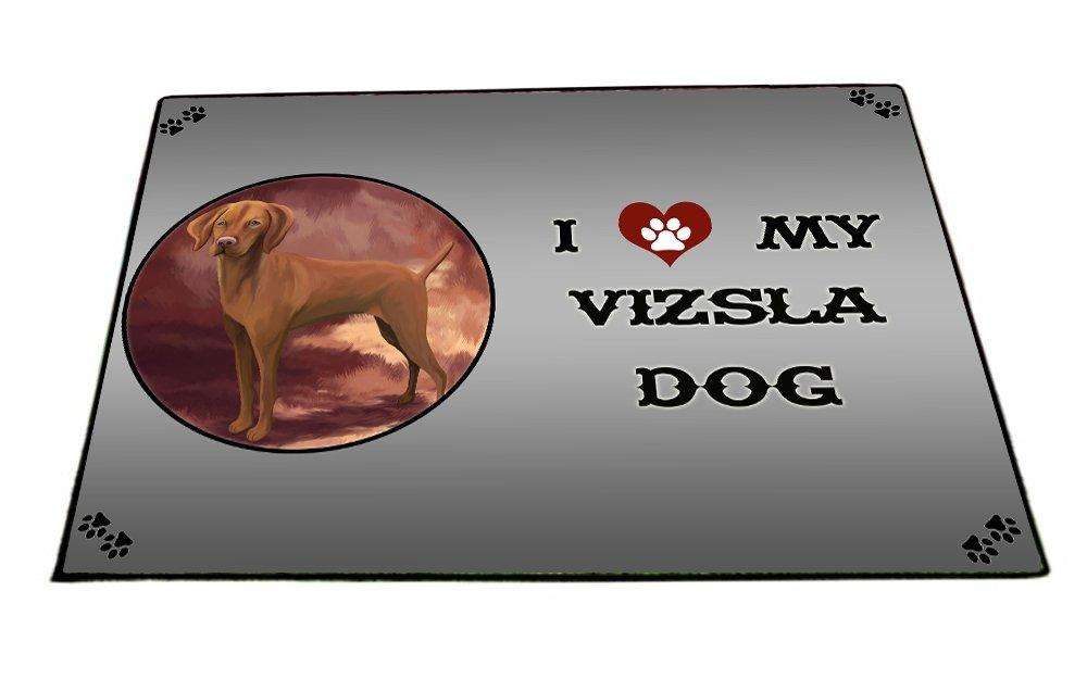 I love My Vizsla Dog Indoor/Outdoor Floormat