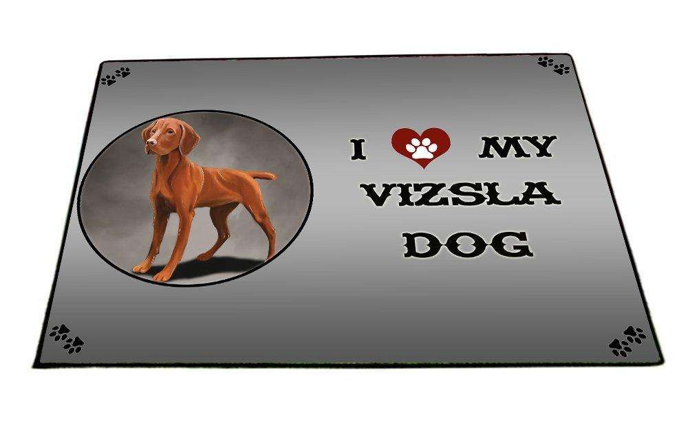 I love My Vizsla Dog Indoor/Outdoor Floormat