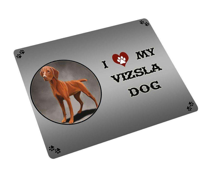 I love My Vizsla Dog Large Refrigerator / Dishwasher Magnet D279