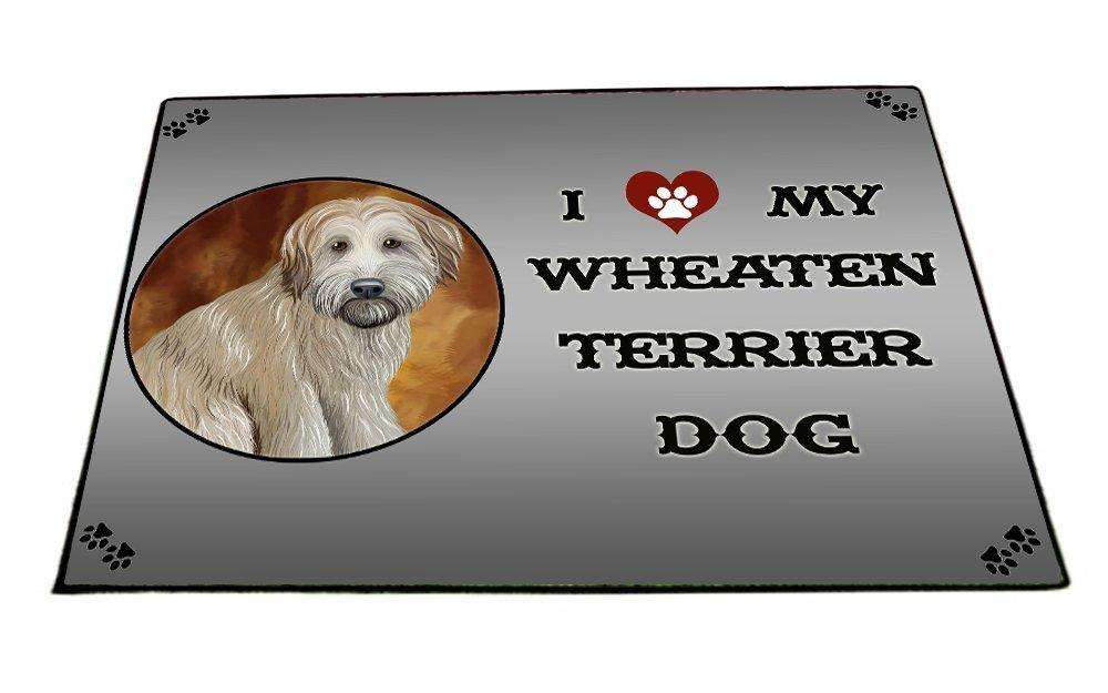 I love My Wheaten Terrier Dog Indoor/Outdoor Floormat