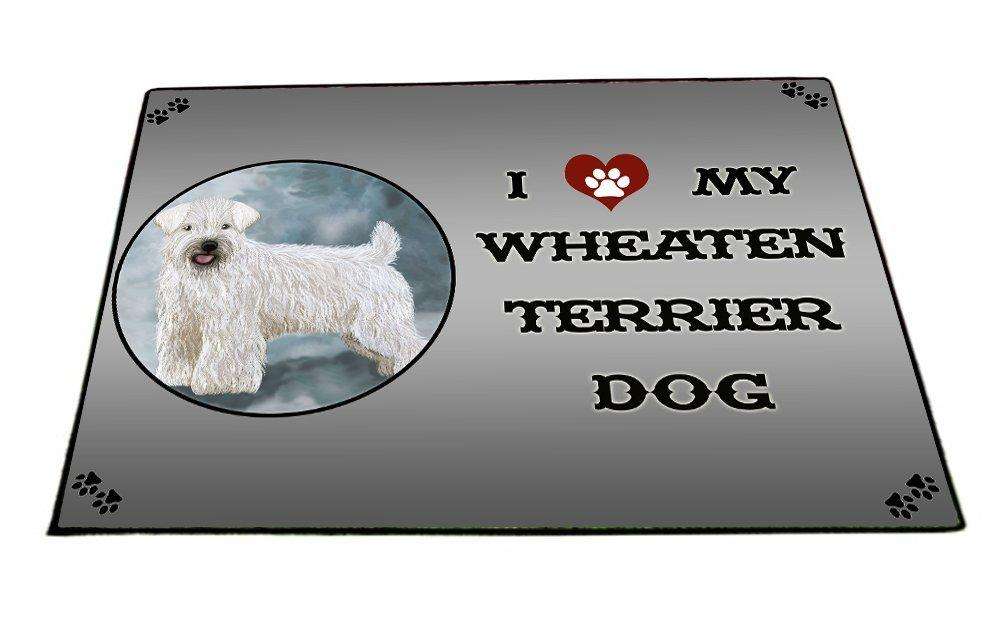 I love My Wheaten Terrier Dog Indoor/Outdoor Floormat