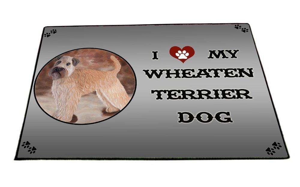 I love My Wheaten Terrier Dog Indoor/Outdoor Floormat