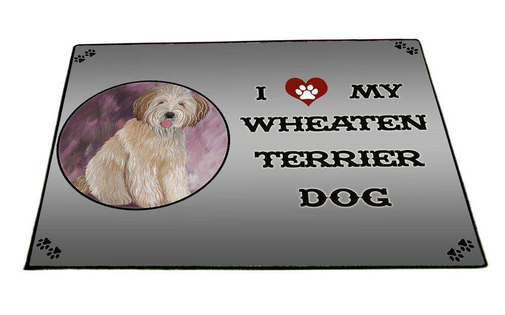 I love My Wheaten Terrier Dog Indoor/Outdoor Floormat