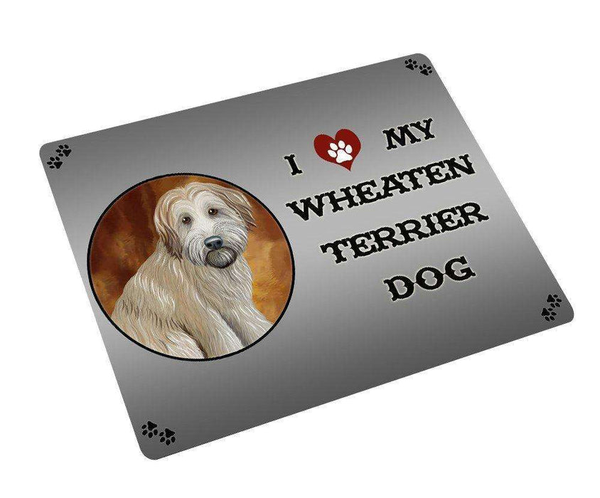 I Love My Wheaten Terrier Dog Magnet Mini (3.5" x 2") mg073