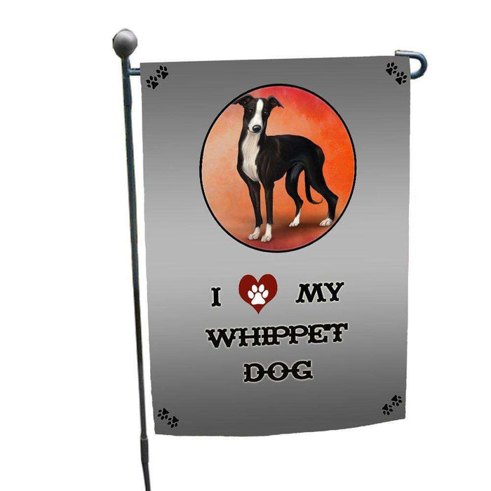 I love My Whippet Dog Garden Flag