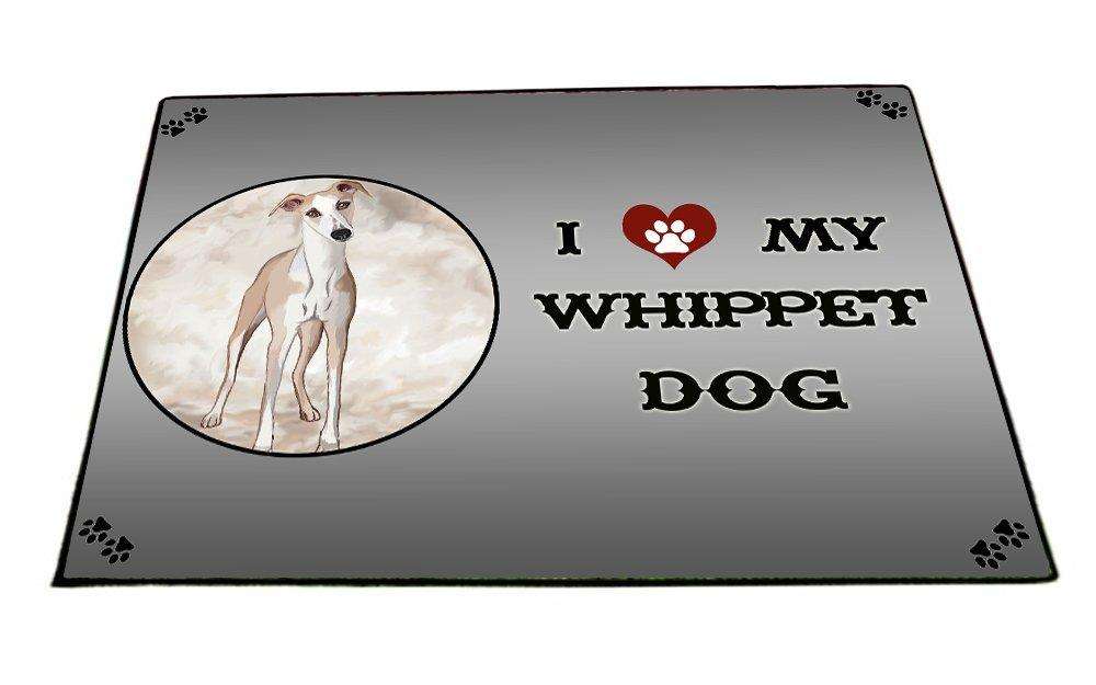I love My Whippet Dog Indoor/Outdoor Floormat
