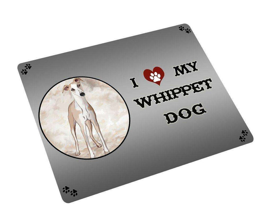 I love My Whippet Dog Large Refrigerator / Dishwasher Magnet D296