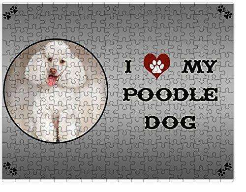 I love My White Poodle Dog Puzzle  D313 (300 pc.)