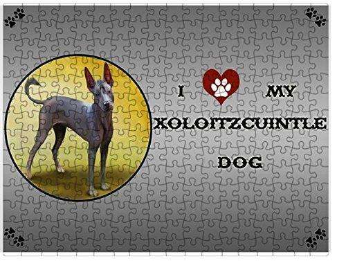 I love My Xoloitzcuintle Dog Puzzle  D318