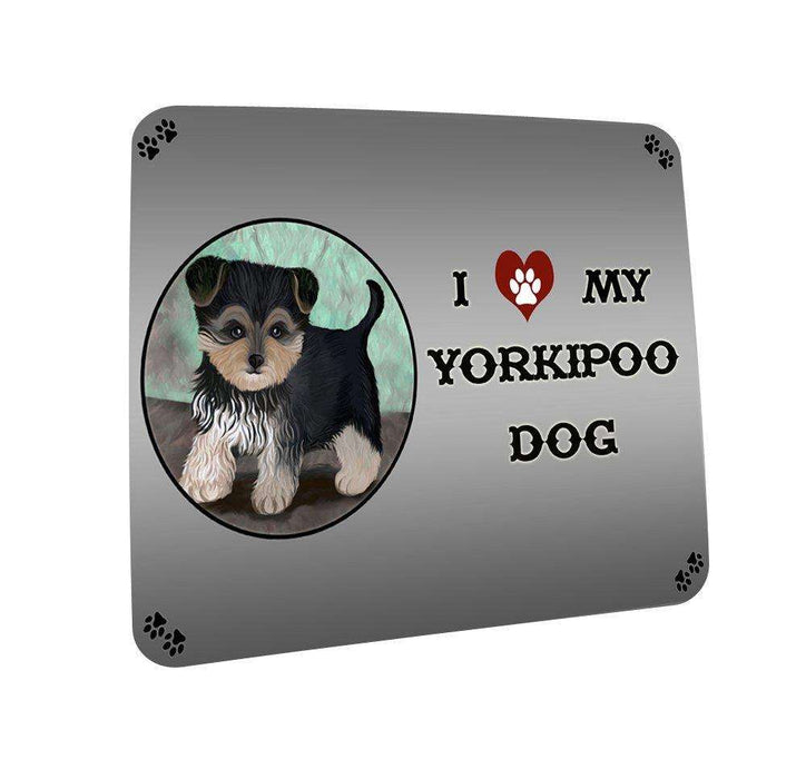 I love My Yorkipoo Dog Coasters Set of 4