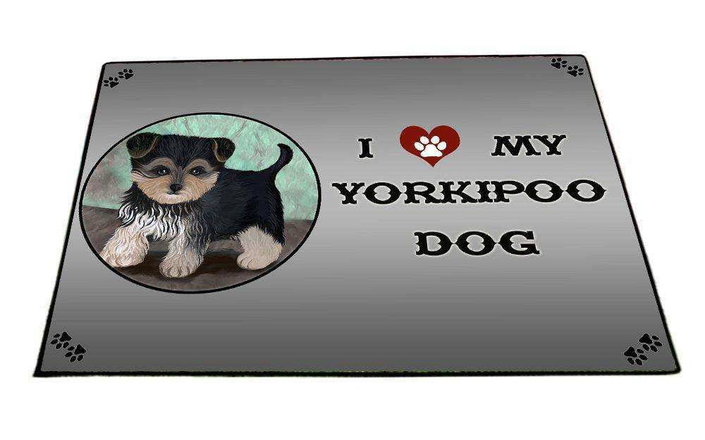 I love My Yorkipoo Dog Indoor/Outdoor Floormat